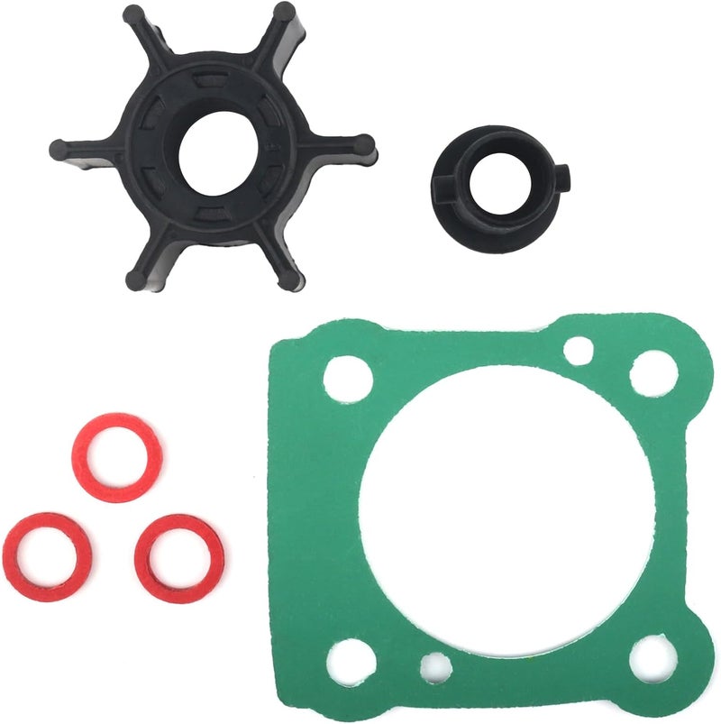 QUICKMARINE 6G1-44352 Marine Water Pump Impeller Service Kit fits Yamaha 2 Stroke 6 8 HP Boat Outboard Motor Replacement 6G1-44352-00 Sierra 18-3066 - Image 5